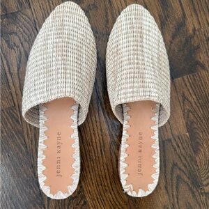 Jenni Kayne Raffia Mules size 38 (8)